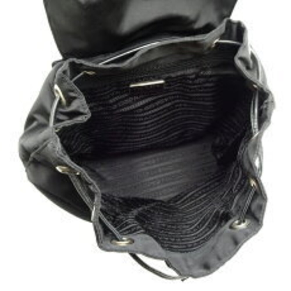 Prada Chain Backpack Daypack Nero Black - Picture 6 of 9